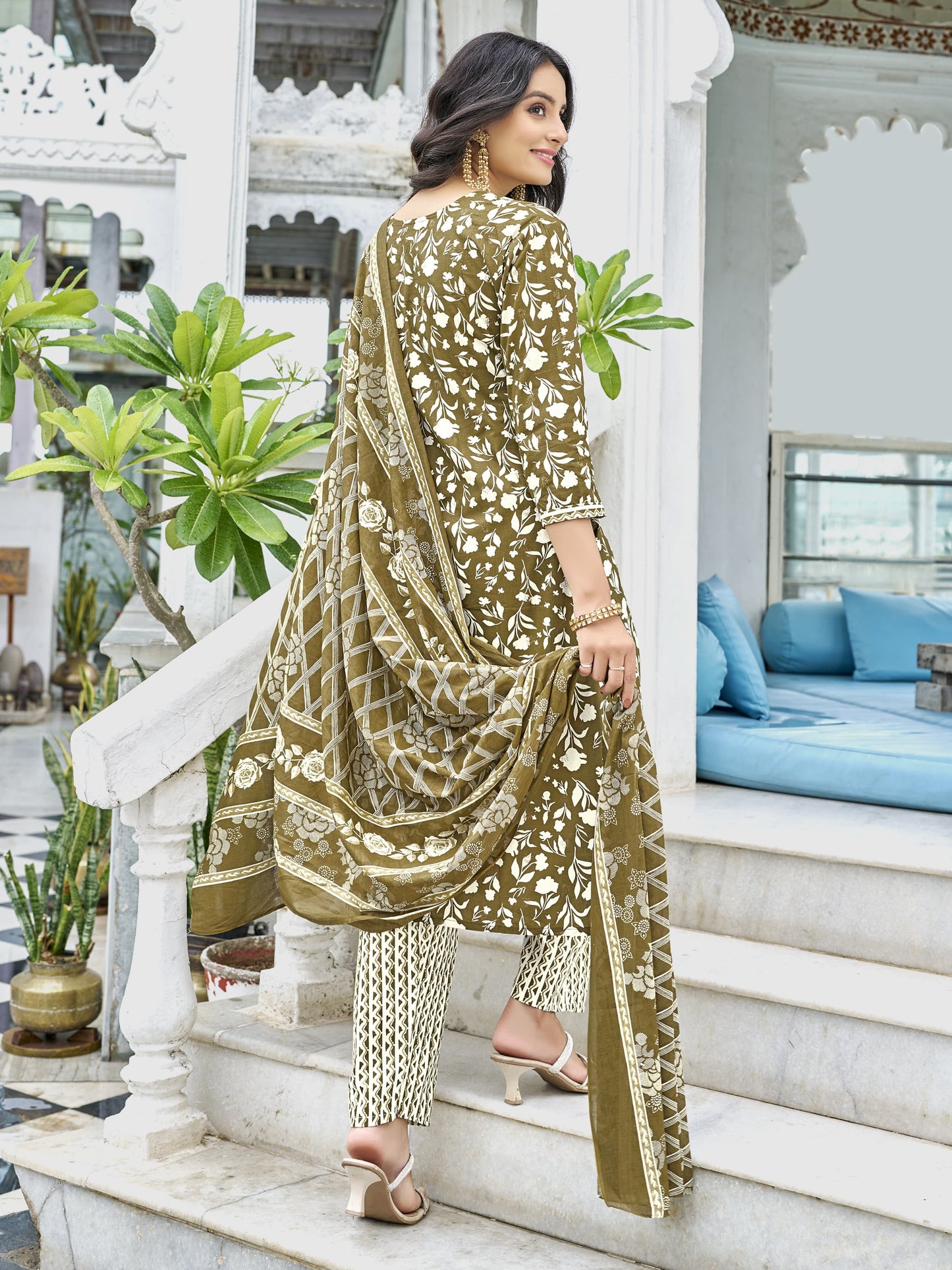 Latest Cotton Kurta Set – Breathable Fabric for Professional & Festive Styling - Aida Cotton Kurta Set