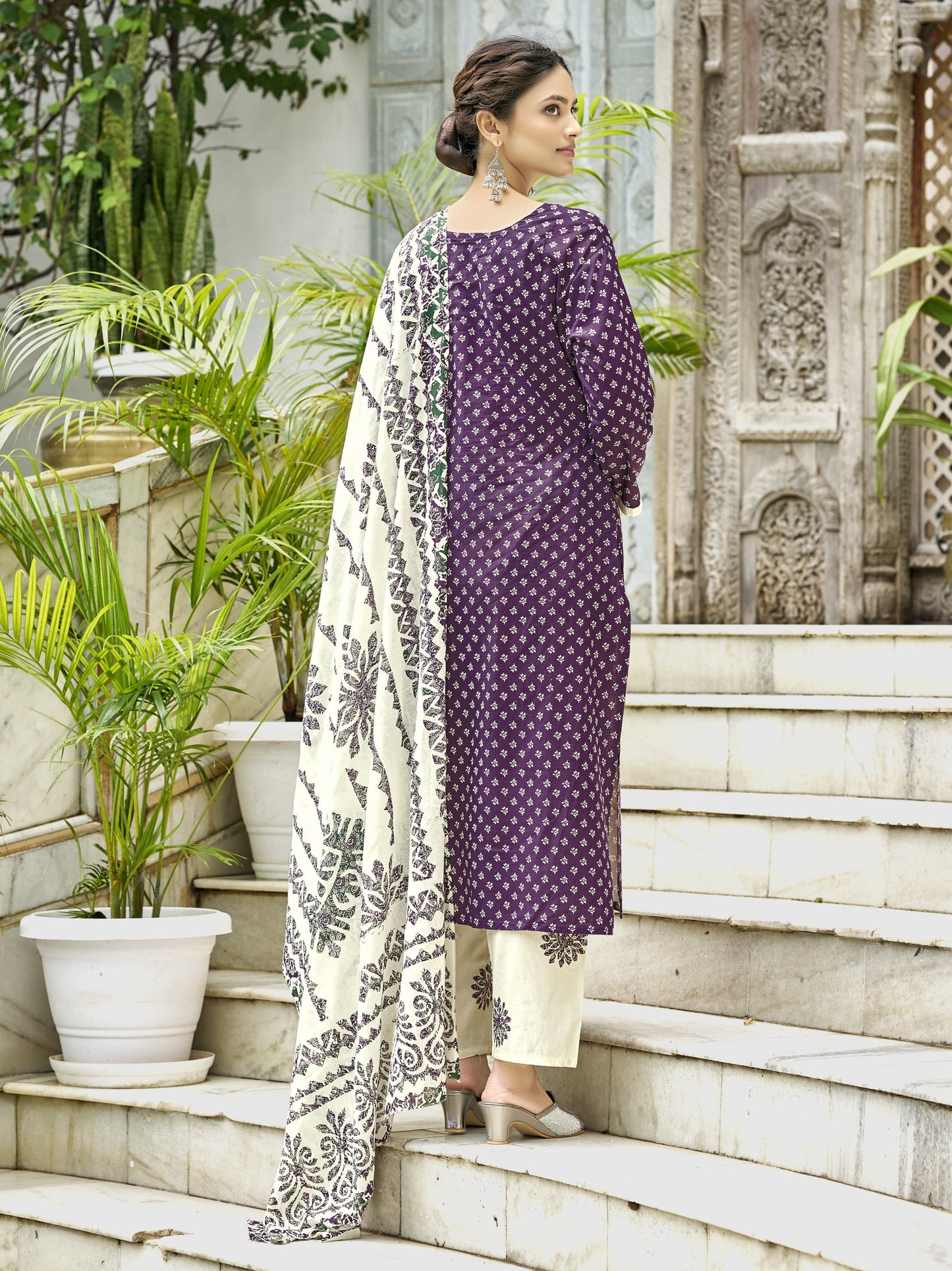 Baraka Designer 100% Pure Cotton Kurta Set - Pure Cotton Kurta Set - Amani Trendy Kurta Set