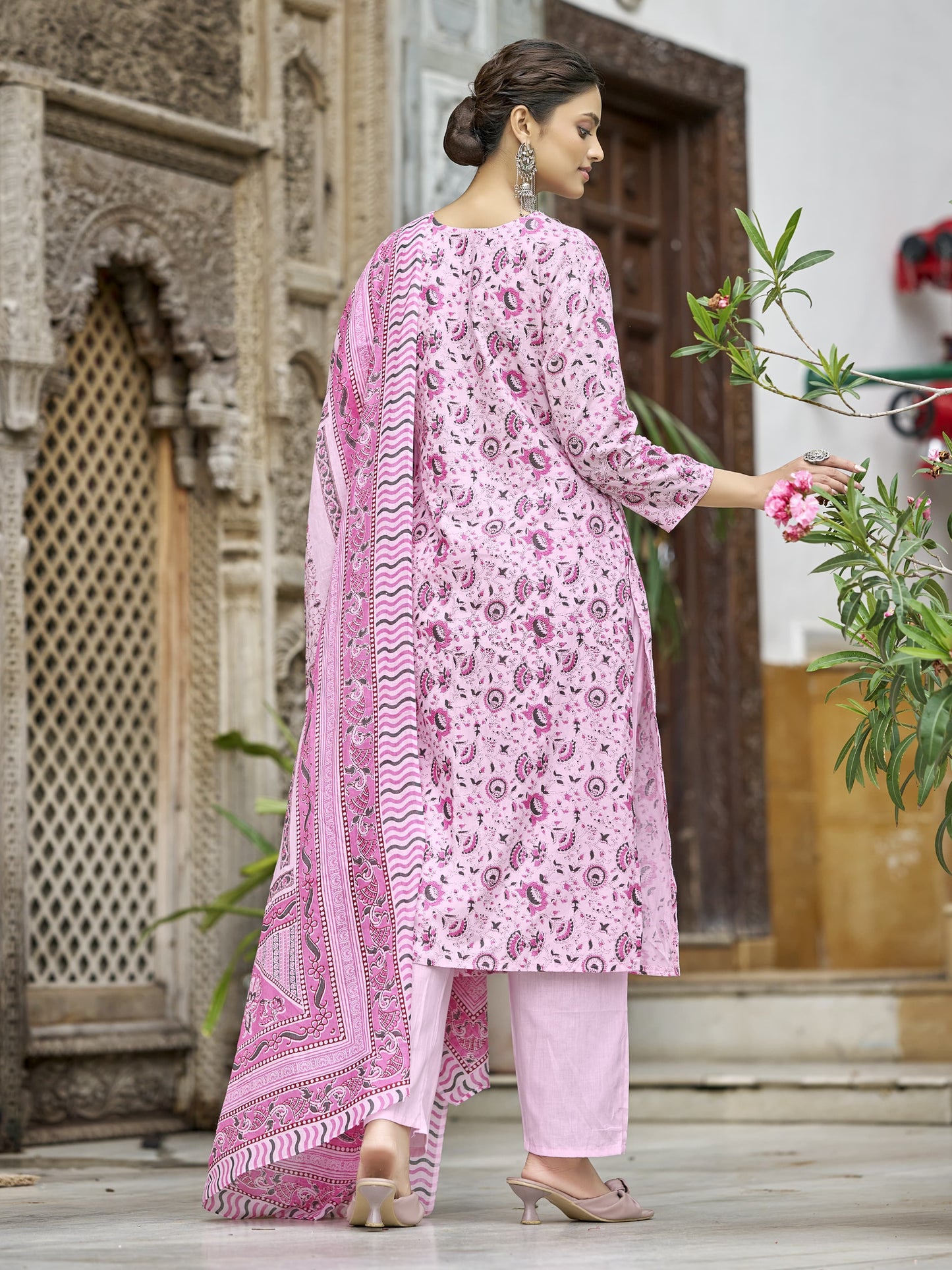 Baraka Designer 100% Pure Cotton Kurta Set - Pure Cotton Kurta Set - Ayah Trendy Kurta Set