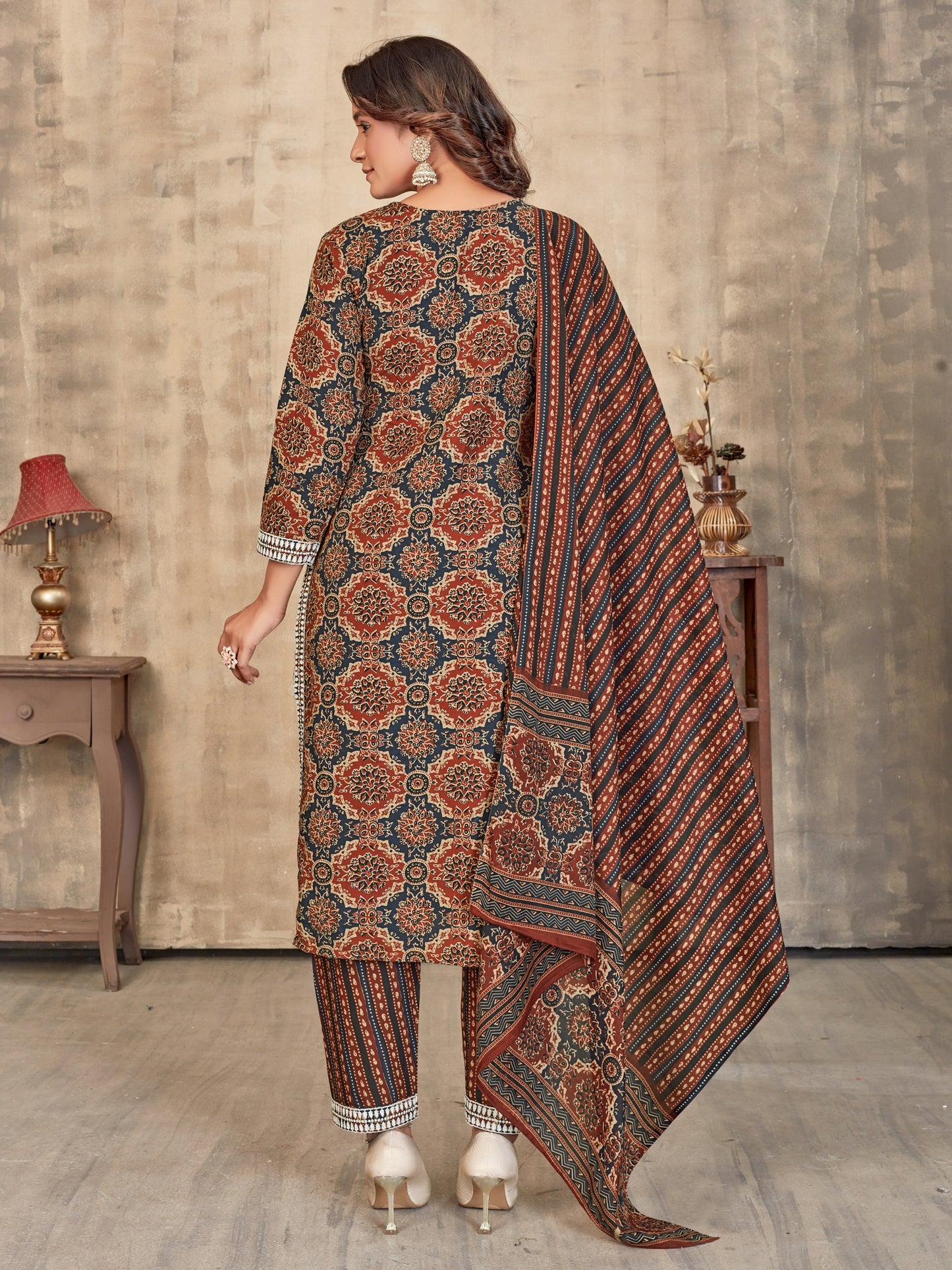 "Baraka Designer Brown Kurta Set – Aiza Kurta Set