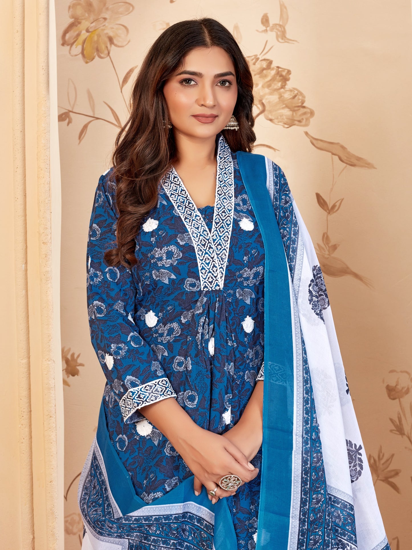 "Baraka Anarkali Kurta Set – Aliza Gown - Aliza Anarkali Kurta Set - Aliza Blure Anarkali Set