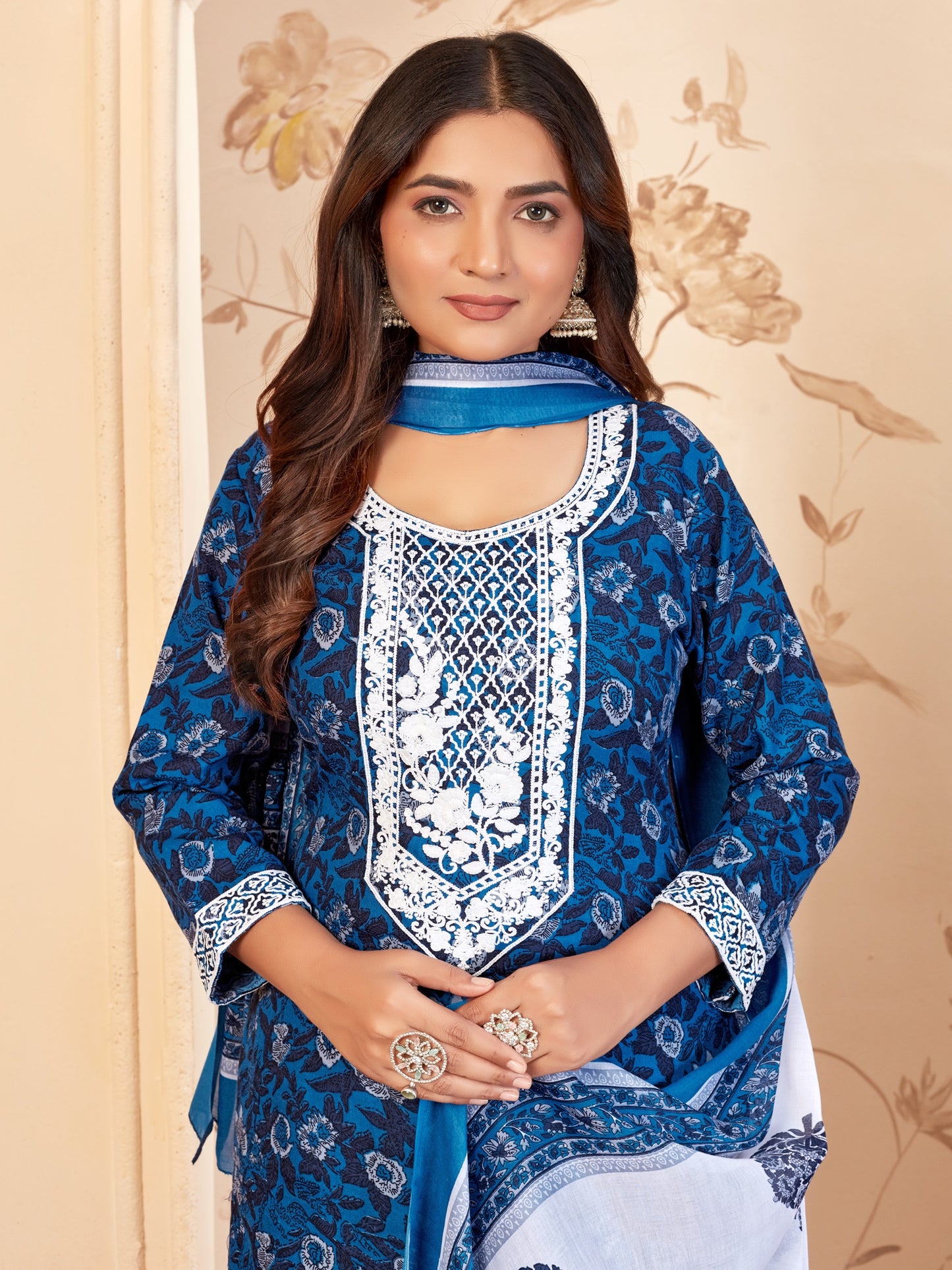 "Baraka Designer Blue Kurta Set – Aliza Kurta Set