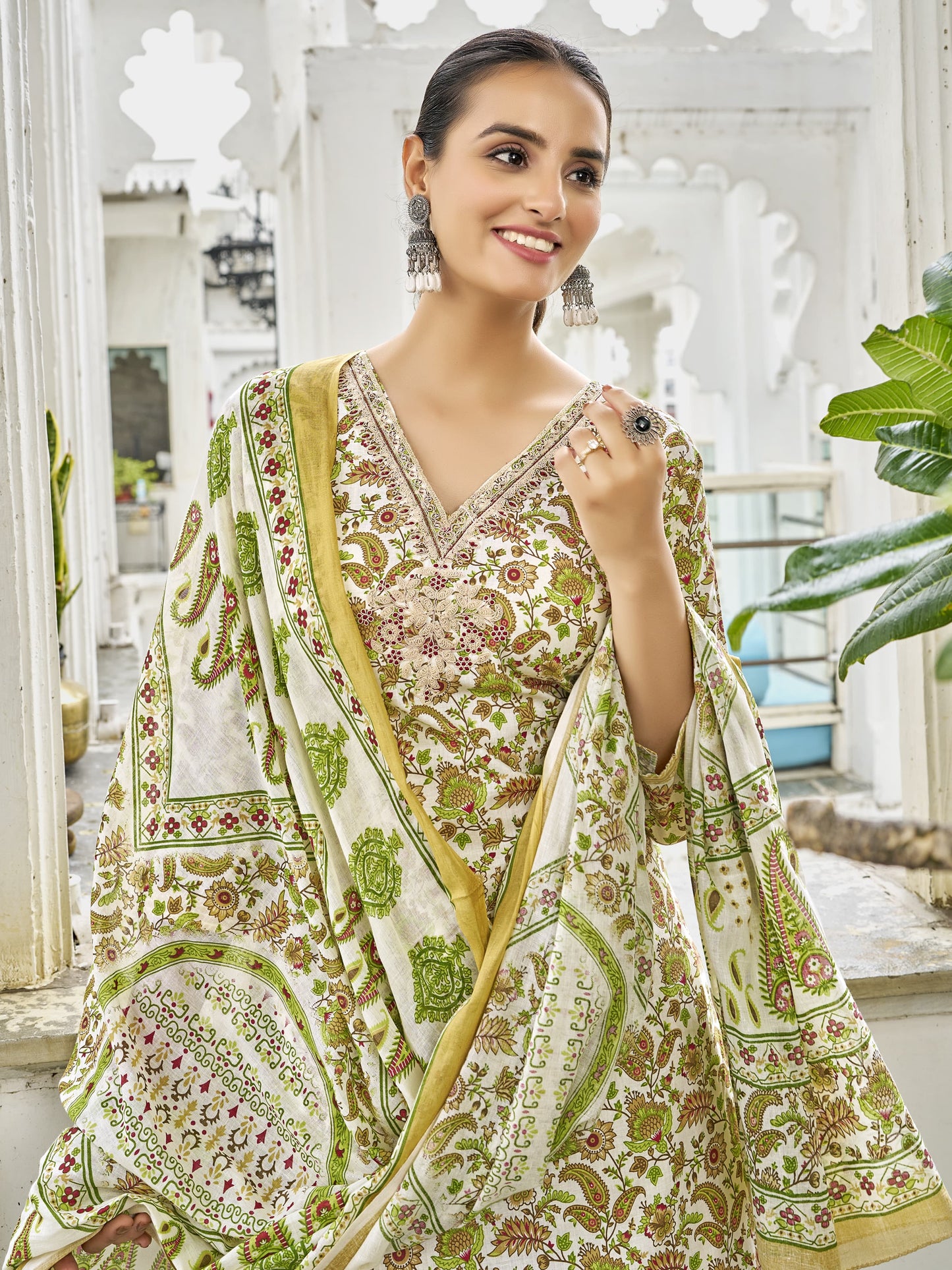 Baraka Designer 100% Pure Cotton Kurta Set - Pure Cotton Kurta Set - Amal Trendy Kurta Set