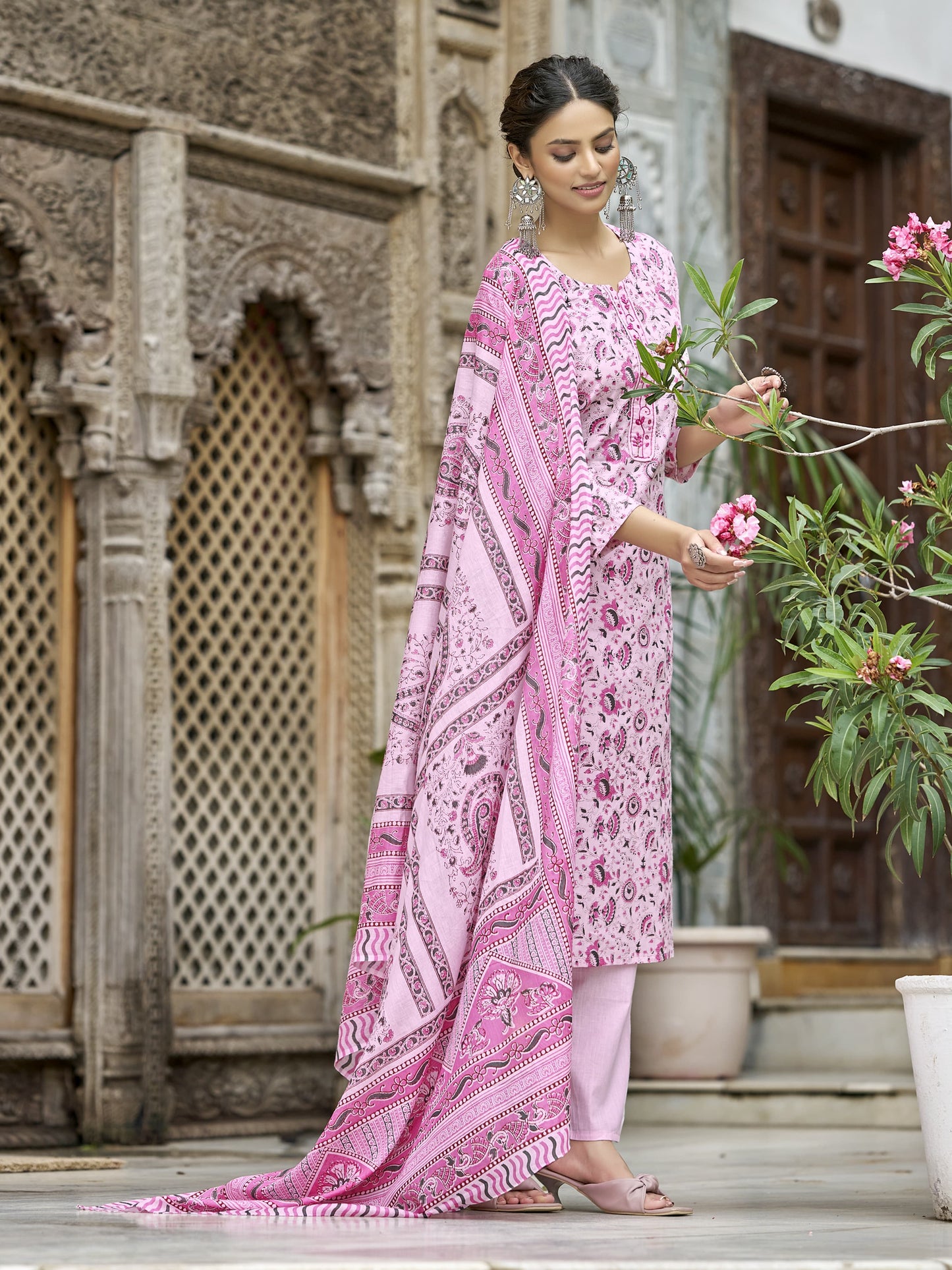 Baraka Designer 100% Pure Cotton Kurta Set - Pure Cotton Kurta Set - Ayah Trendy Kurta Set