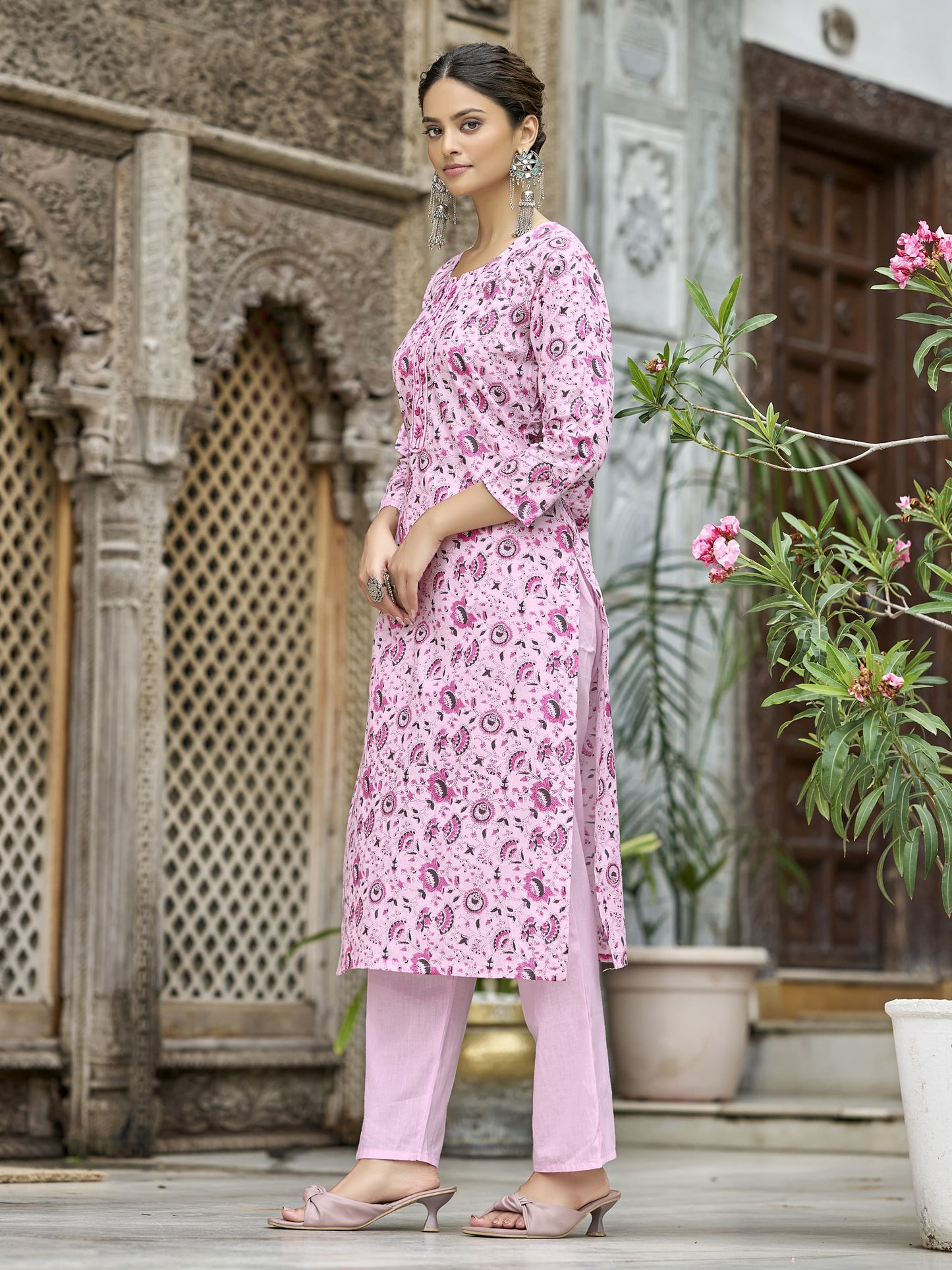 Baraka Designer 100% Pure Cotton Kurta Set - Pure Cotton Kurta Set - Ayah Trendy Kurta Set