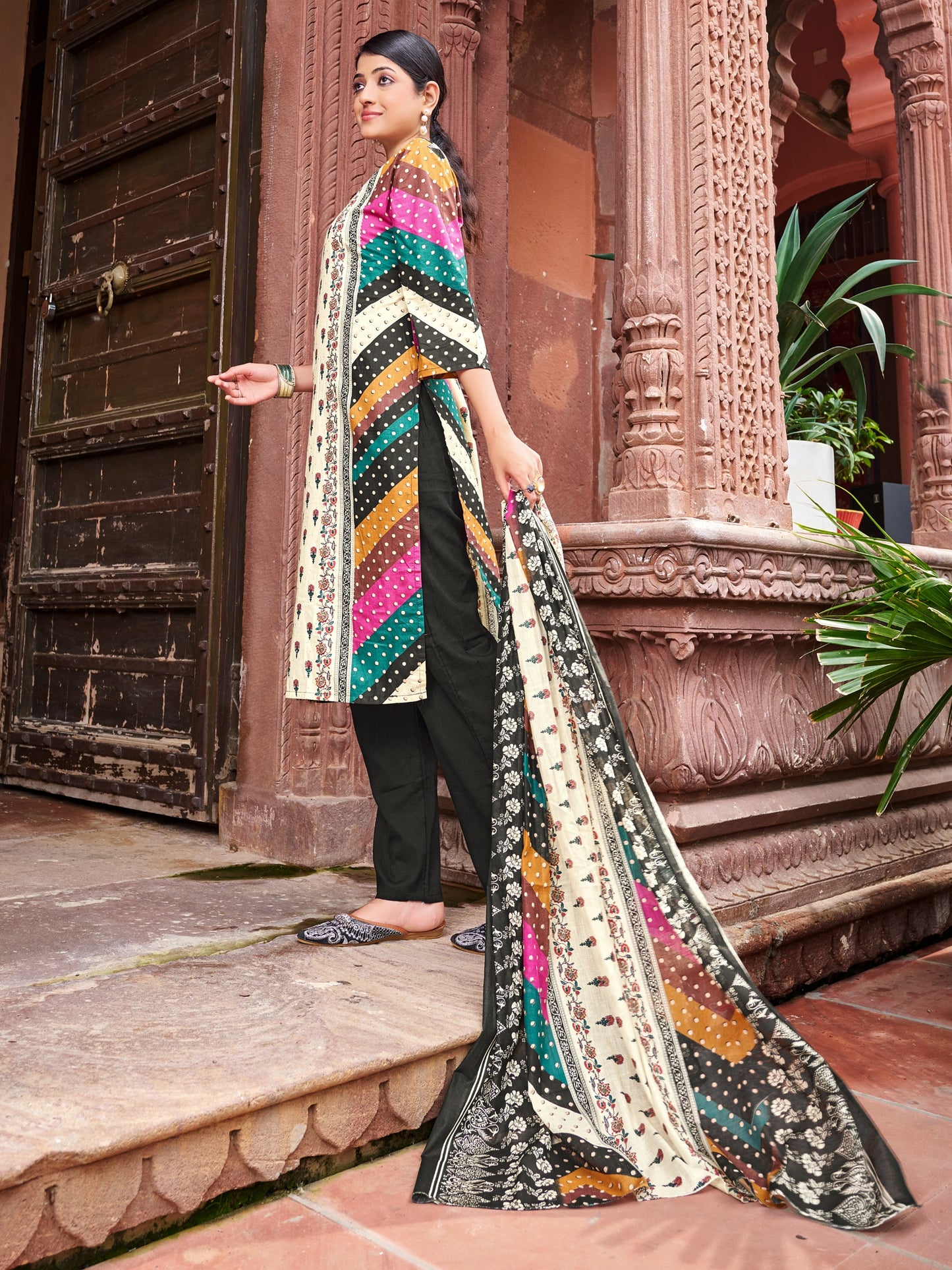 Baraka Designer 100% Pure Cotton Kurta Set for Women – Soft, Breathable & Stylish Ethnic Wear - Zeenat Cotton Kurta Set