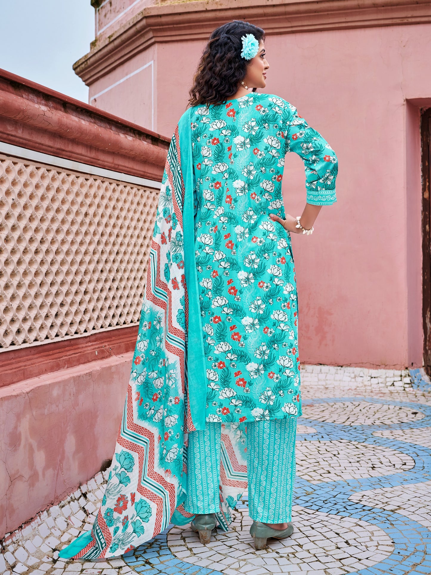 Latest Ethnic Wear Kurti Set – 100% Cotton Comfort for All-Day Wear - Urwa Cotton Kurta Set