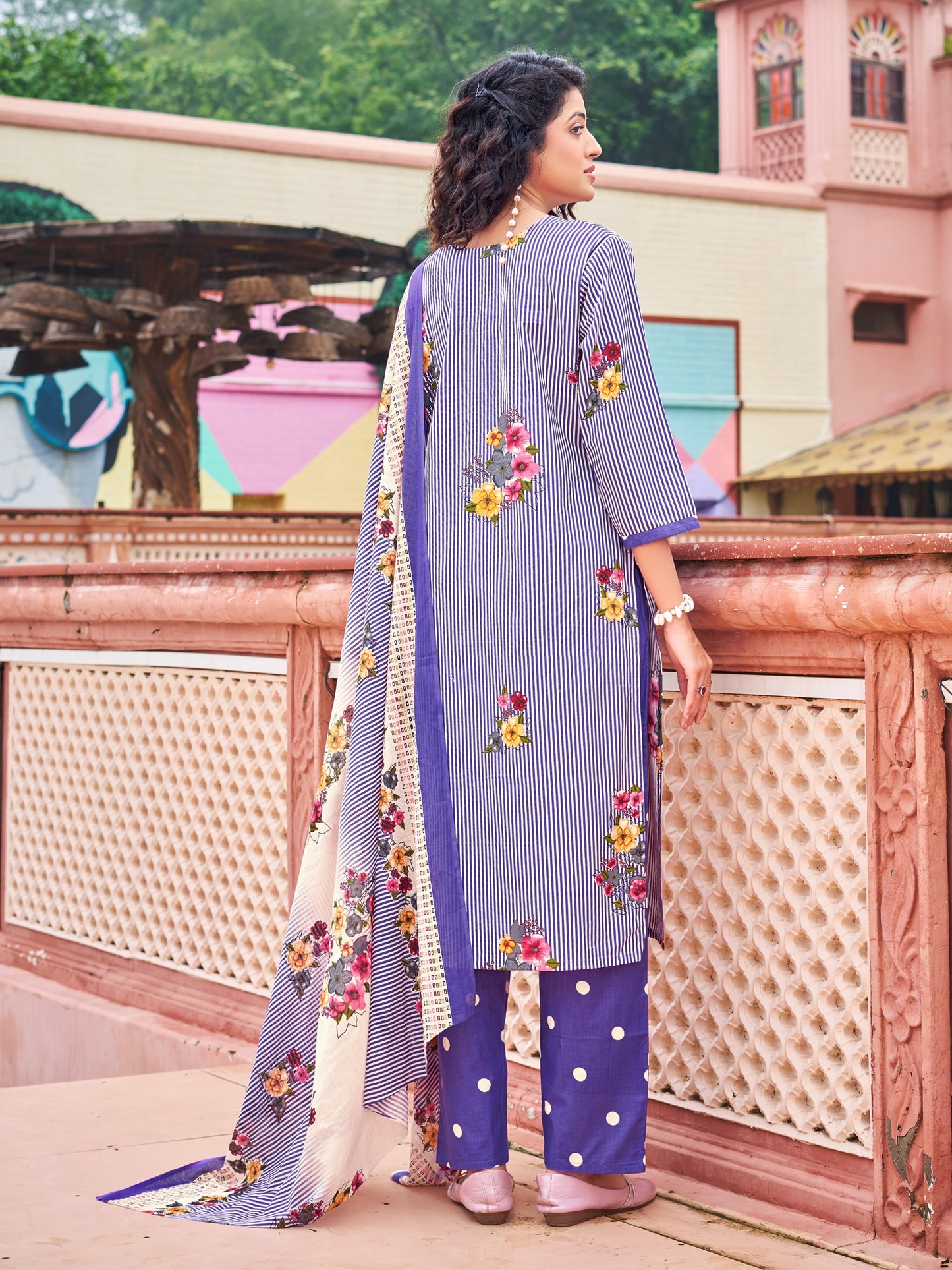 Pure Cotton Latest Kurti Design Kurta Set – Elegant Ethnic Wear for Women - Ulfat Cotton Kurta Set