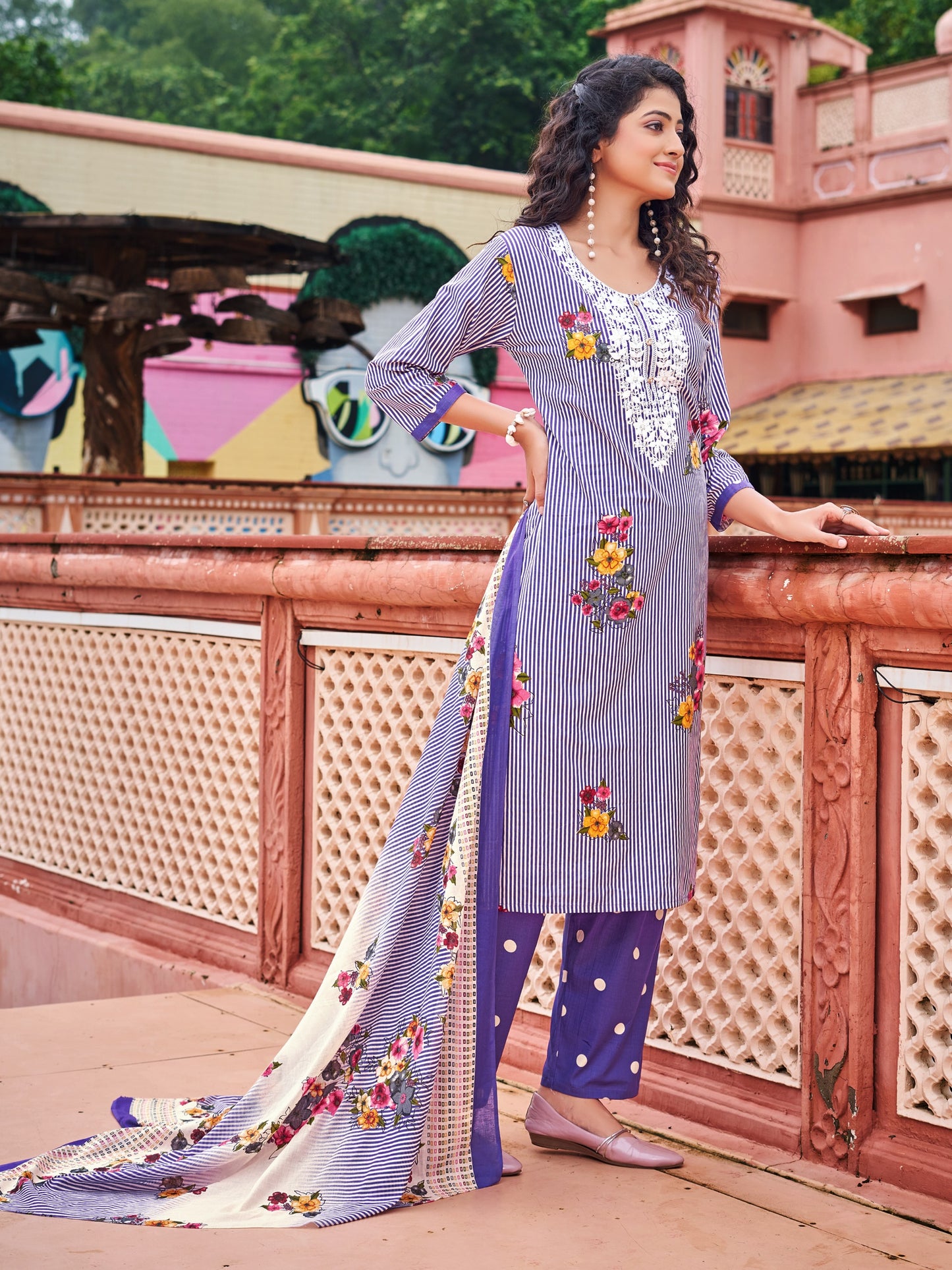 Pure Cotton Latest Kurti Design Kurta Set – Elegant Ethnic Wear for Women - Ulfat Cotton Kurta Set